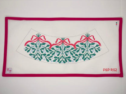 Red Bow Mistletoe Lampshade (Penny & Penny)