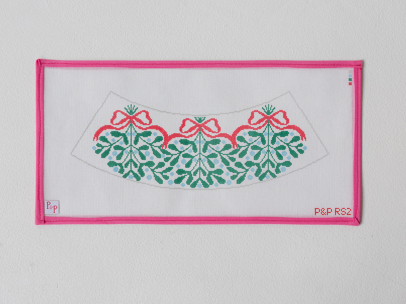 Red Bow Mistletoe Lampshade (Penny & Penny)