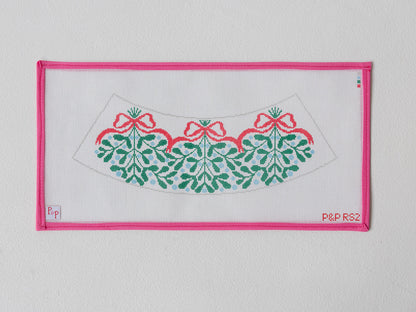 Red Bow Mistletoe Lampshade (Penny & Penny)