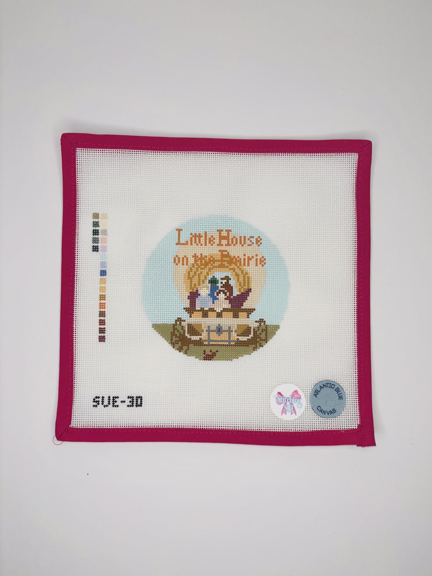 Little House on the Prairie (The Stitching Sue) (Atlantic Blue Canvas)