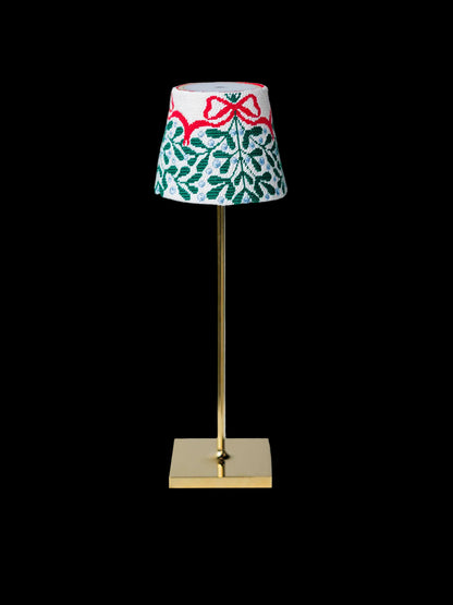 Red Bow Mistletoe Lampshade (Penny & Penny)