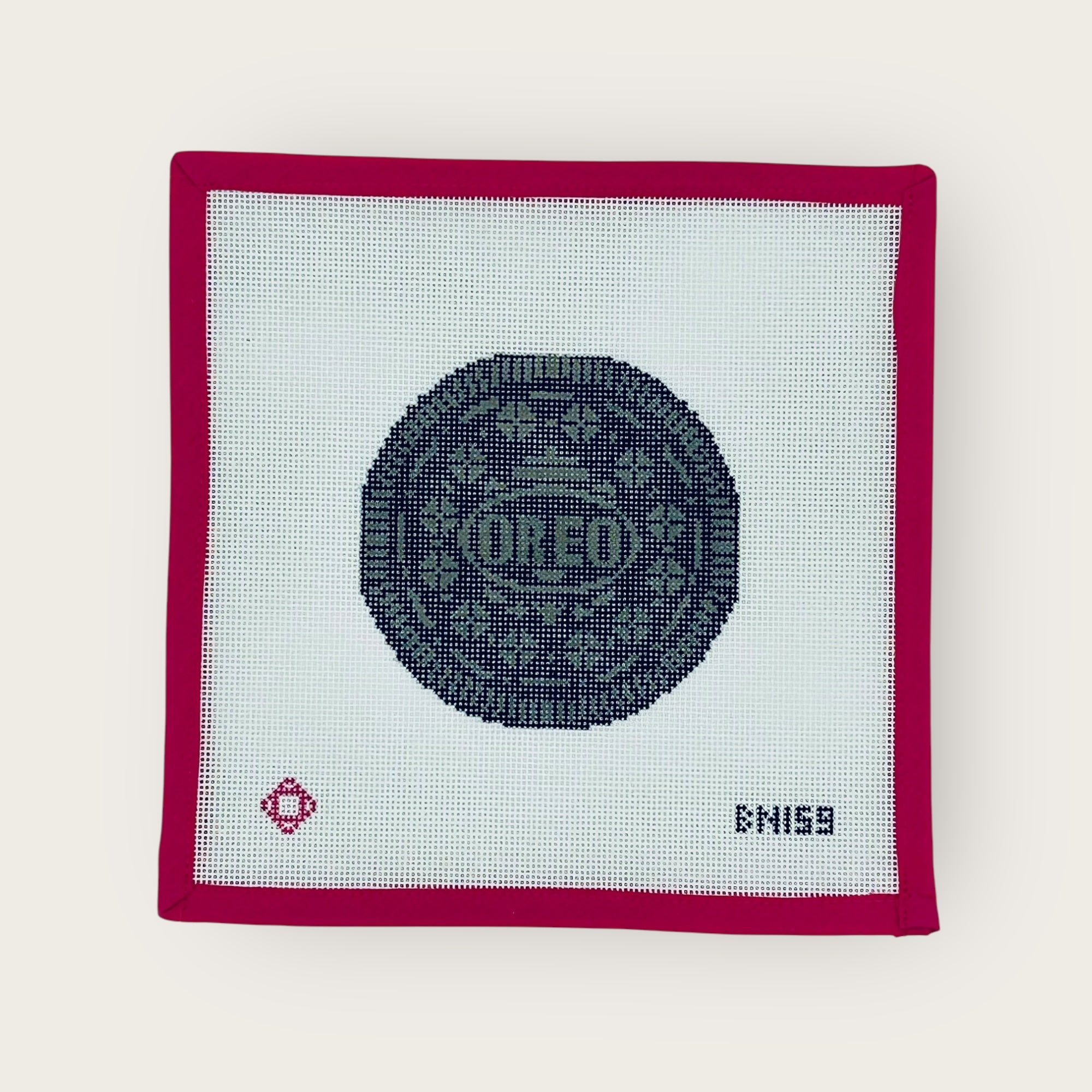 Oreo Needlepoint Ornament Canvas