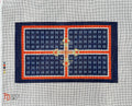 Equestrian Clutch Needlepoint Canvas by Froopy Designs