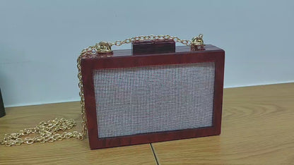 Self finishing Acrylic Clutch (NEW COLORS)