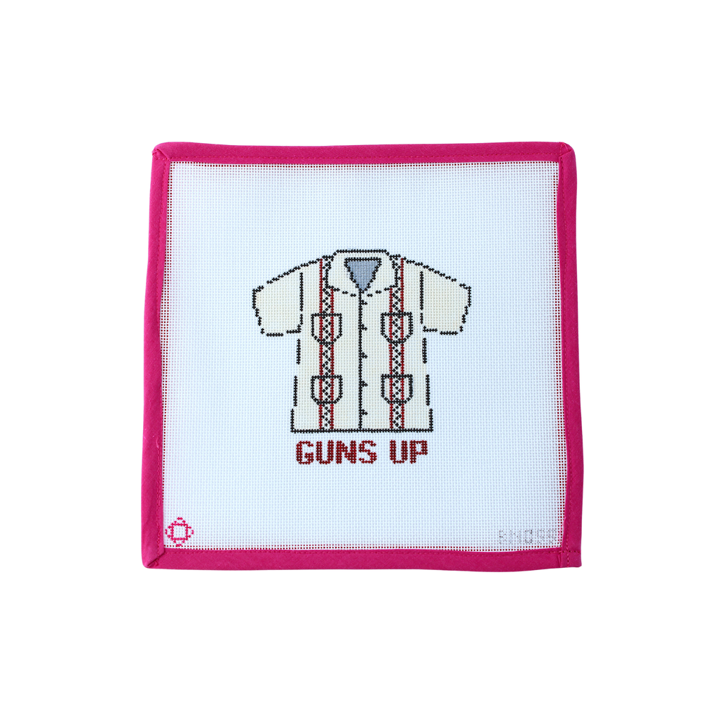 Texas Tech Guayabera Needlepoint Ornament Canvas