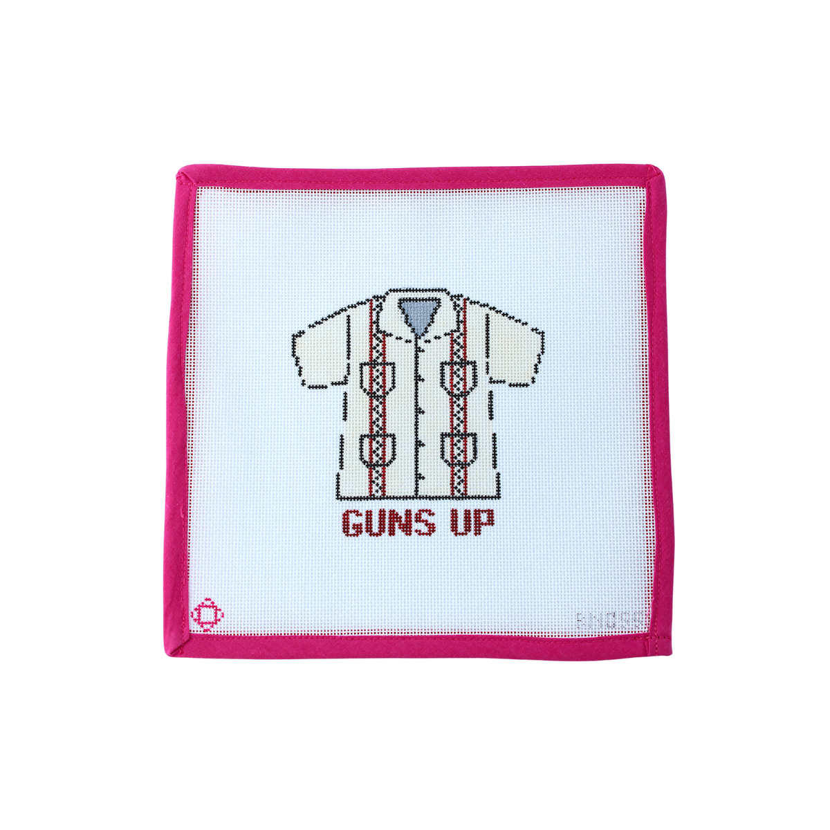 Texas Tech Guayabera Needlepoint Ornament Canvas